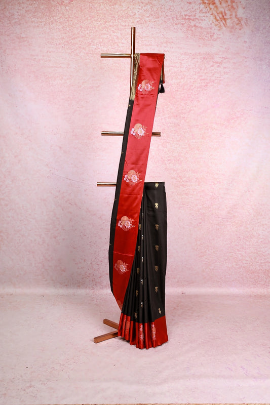 Black Soft Silk Saree