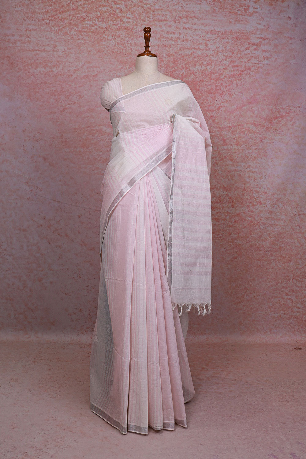 White Cotton Saree