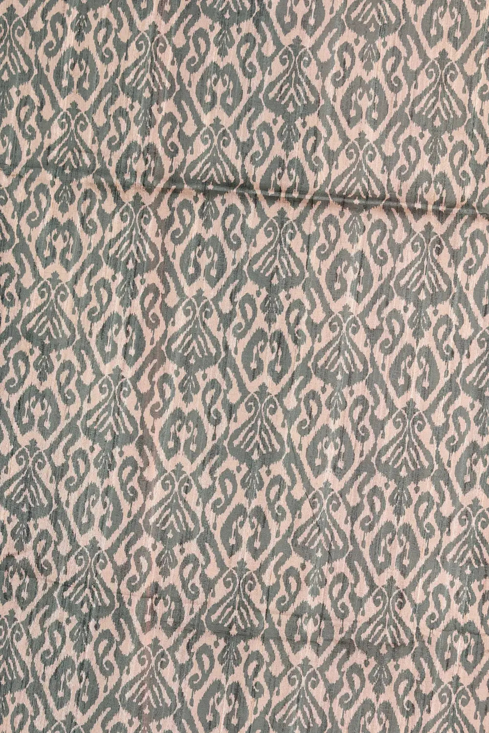 Sandal Tussar Jute Saree