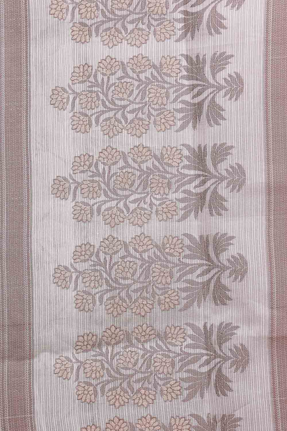 Cream Silky Kota Saree - Seematti