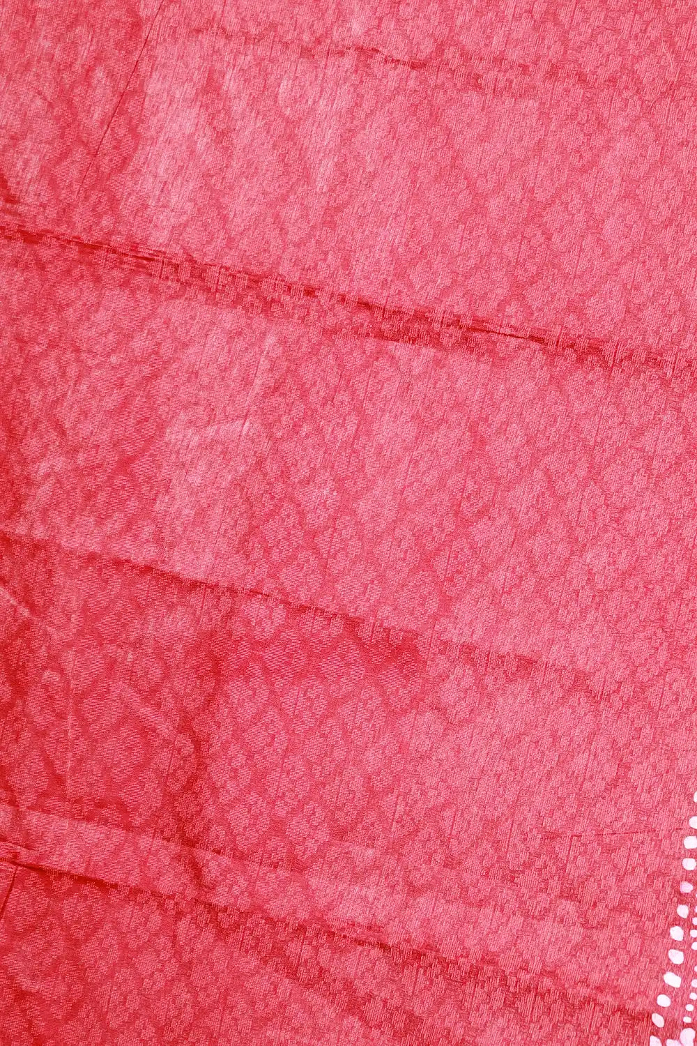 Maroonish Red Semi Tussar Saree