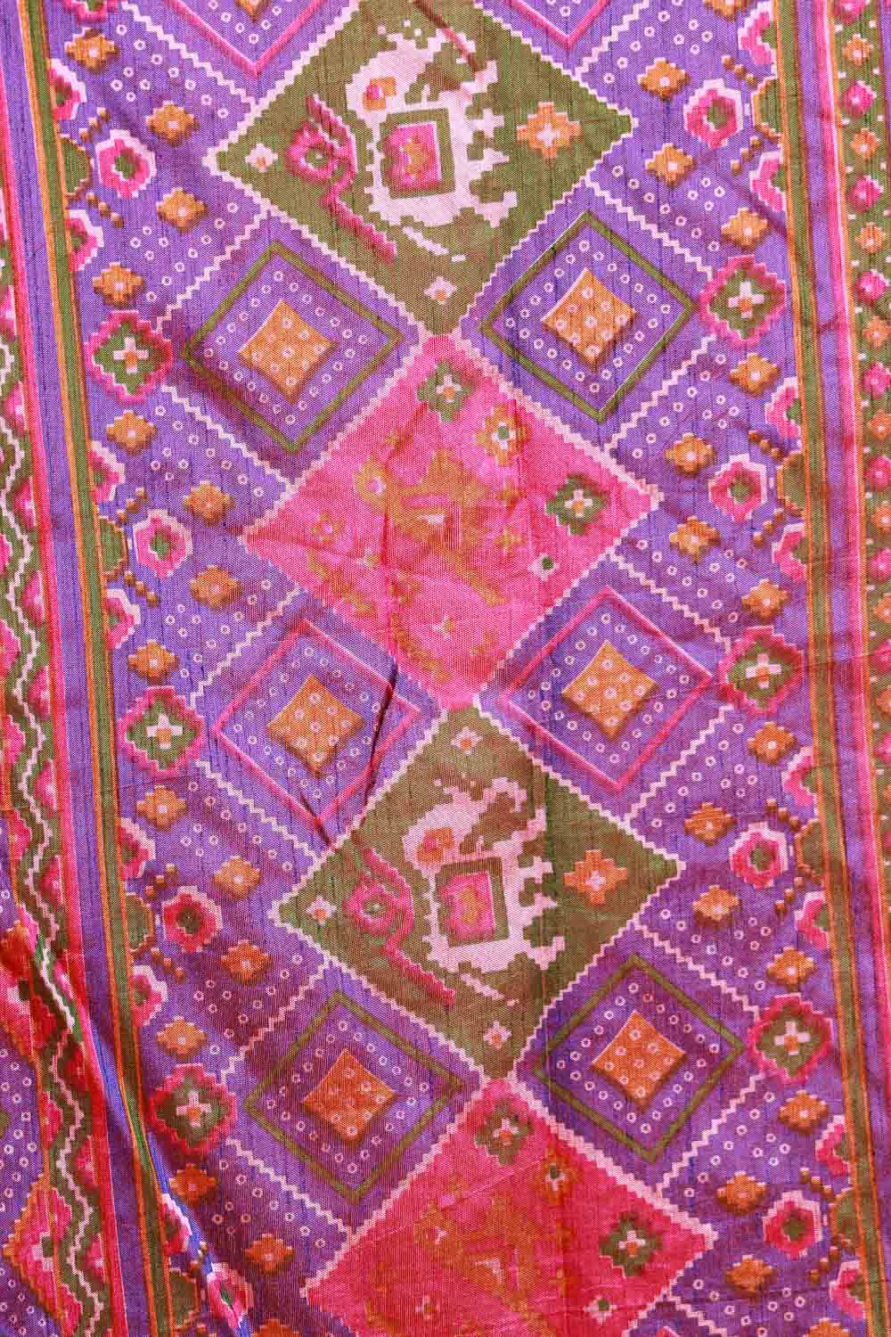Magenta Semi Silk Saree - Seematti