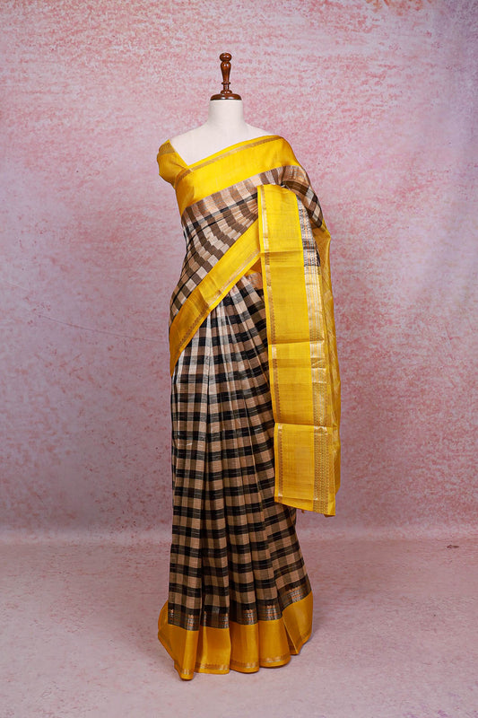 Multi Color Cotton Saree - Seematti