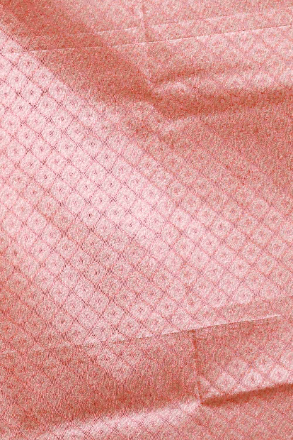 White Semi Tussar Saree