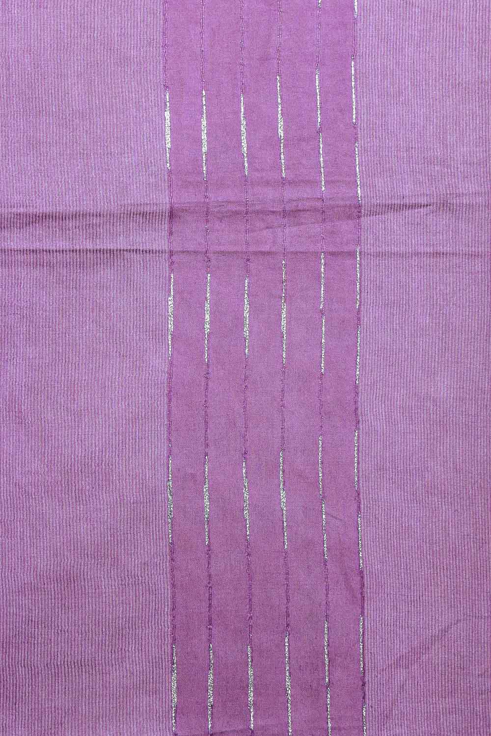Lavender Semi Tussar Saree - Seematti