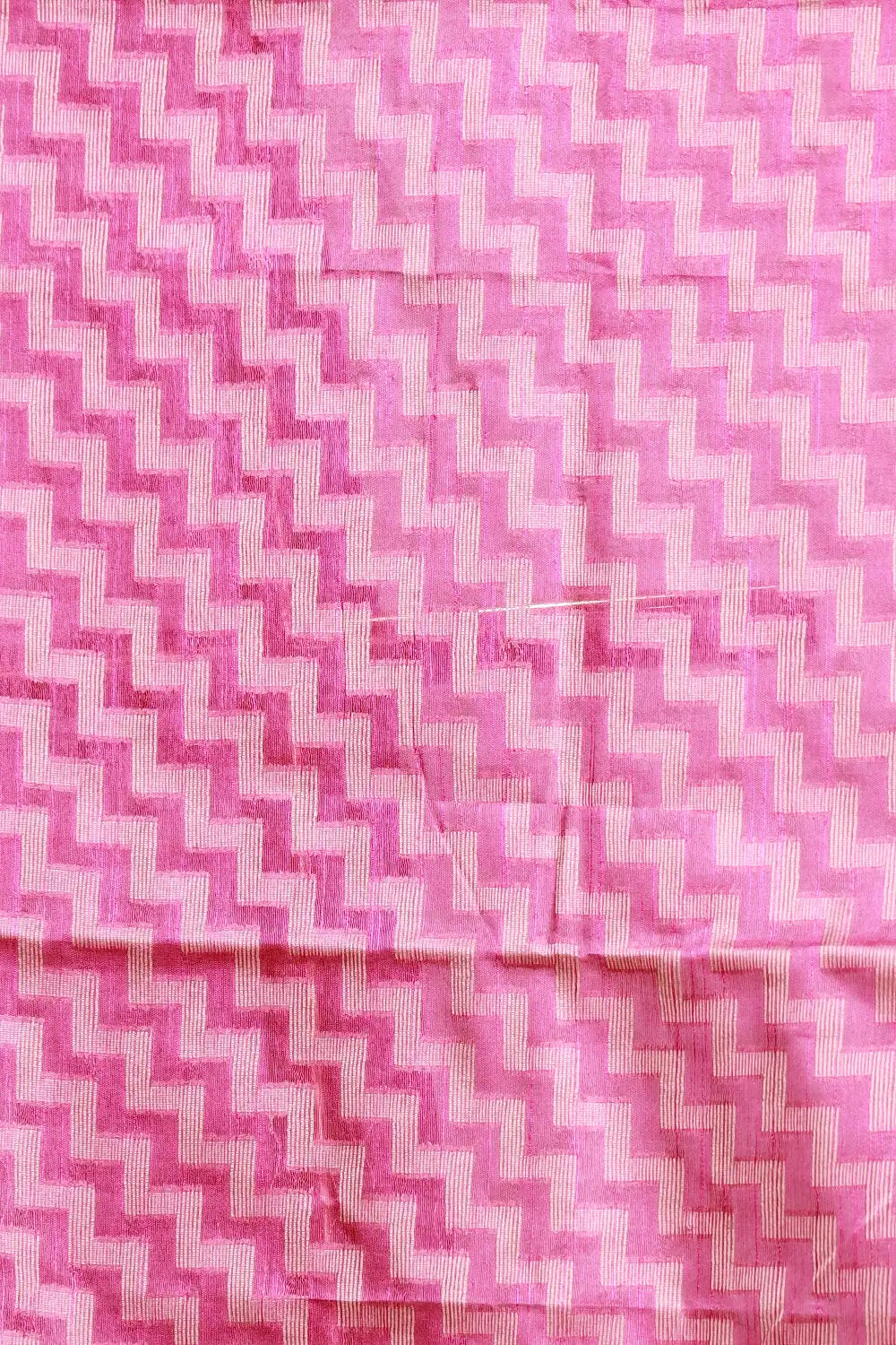 Light Magenta Semi Tussar Saree