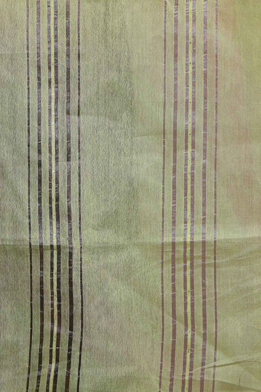 Onion Color Semi Tussar Saree