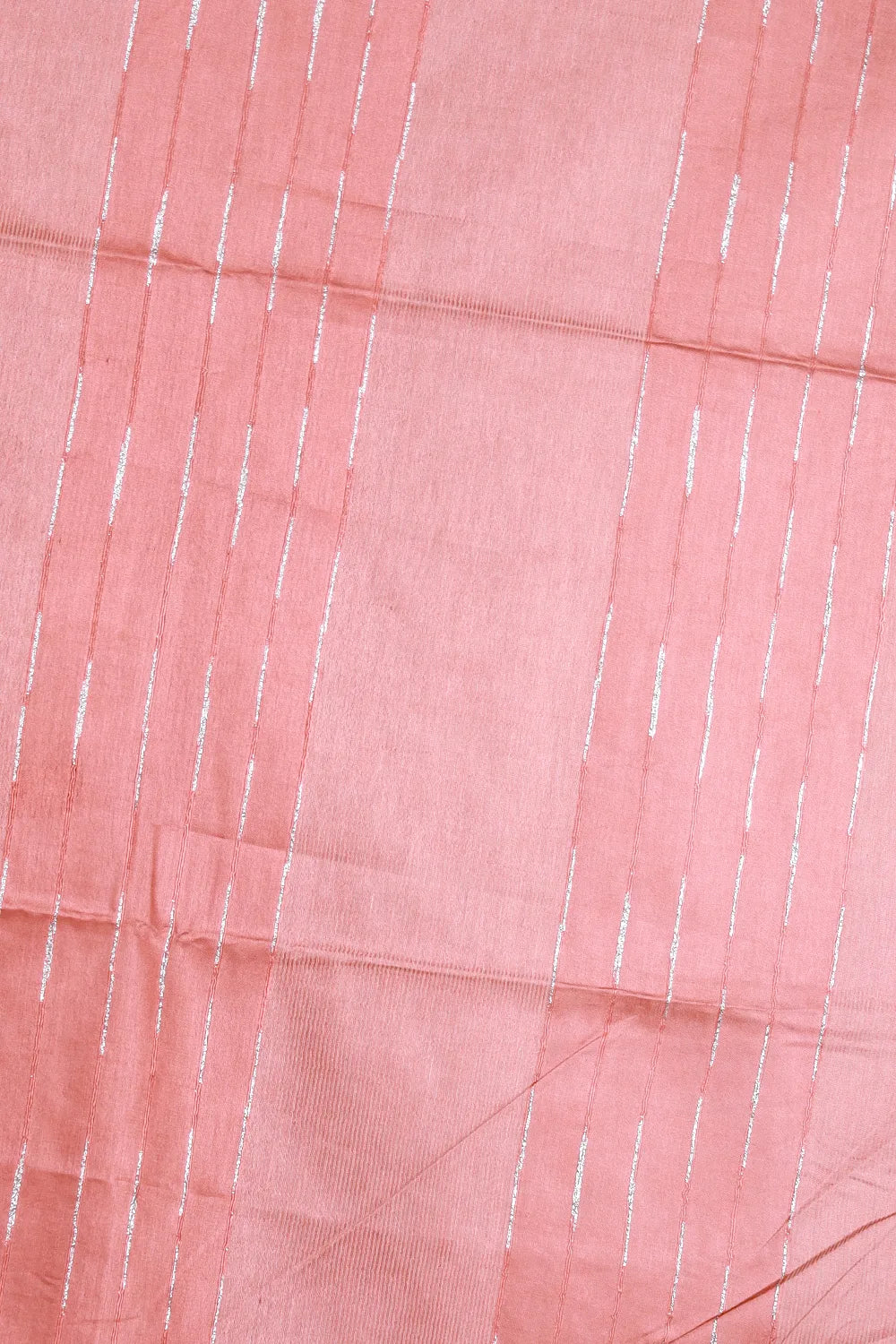Drak Peach Semi Tussar Saree