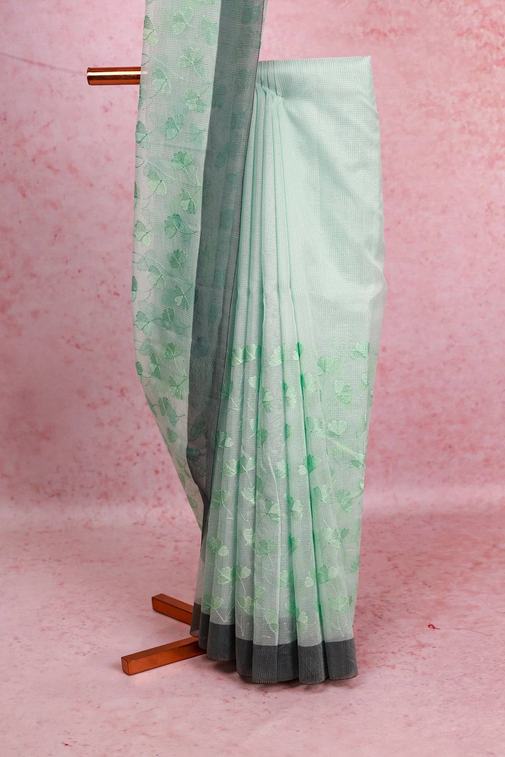 Sea Green Kota Saree