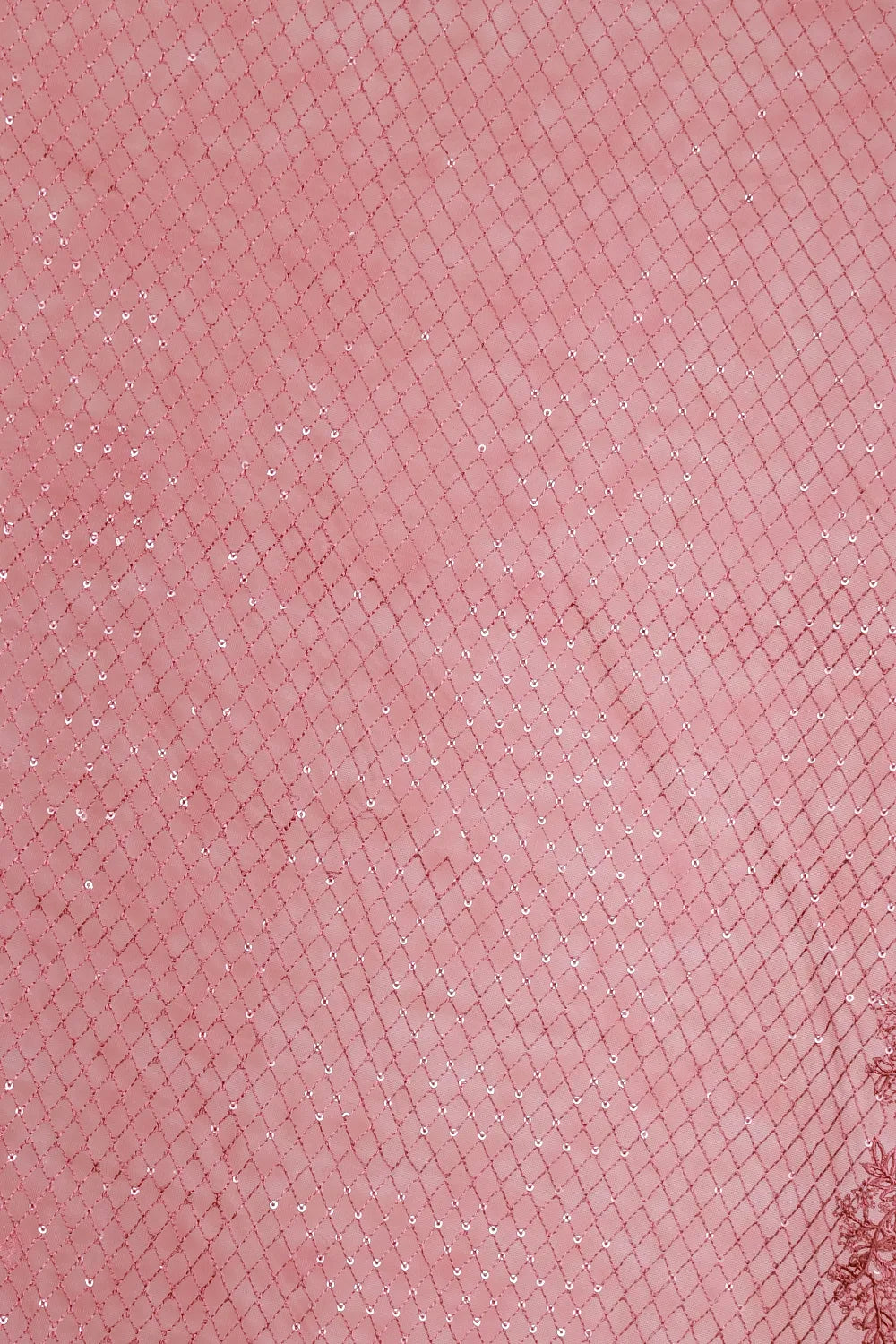 Onion Pink Net Saree