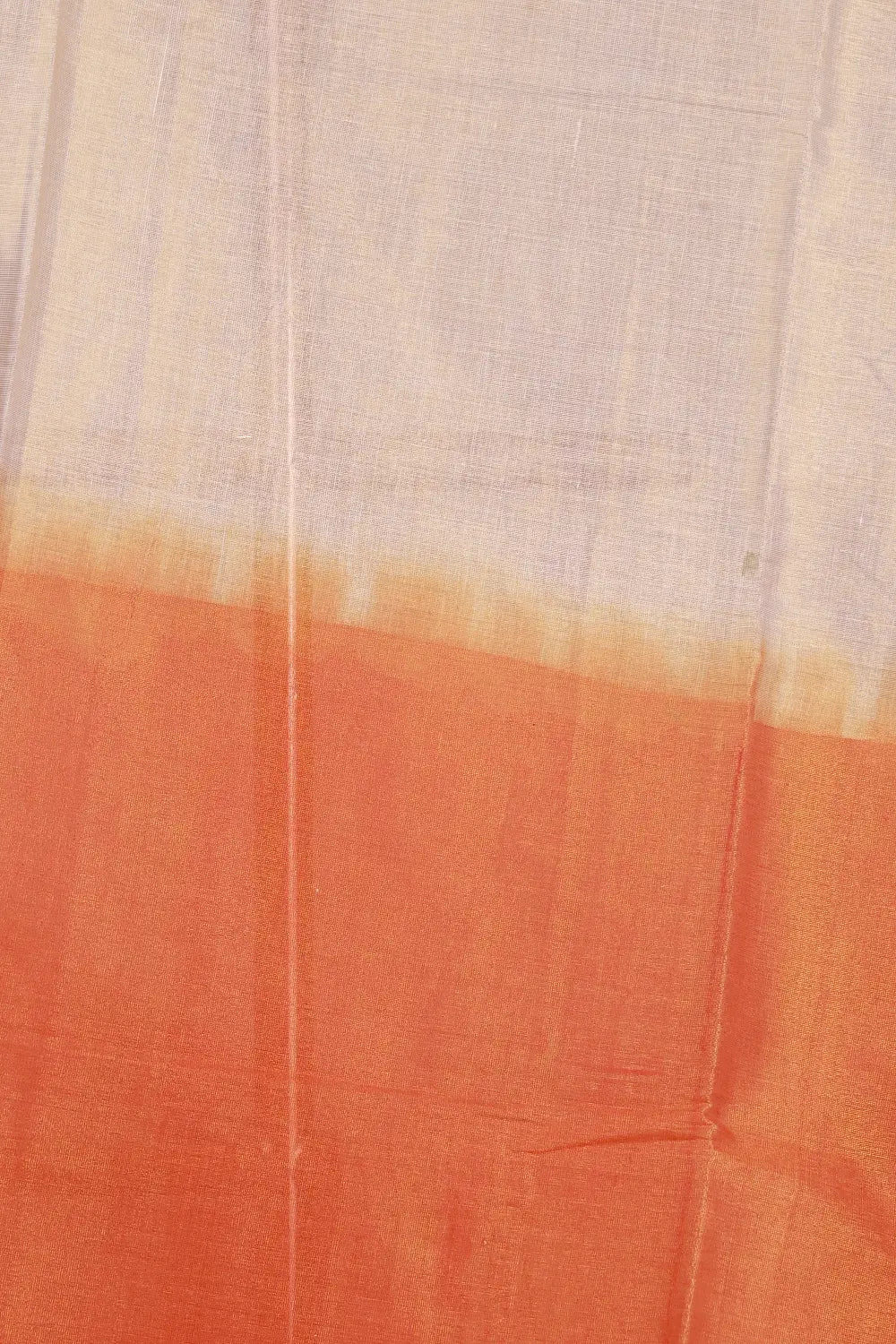Golden Orange Tissue Kerala Saree
