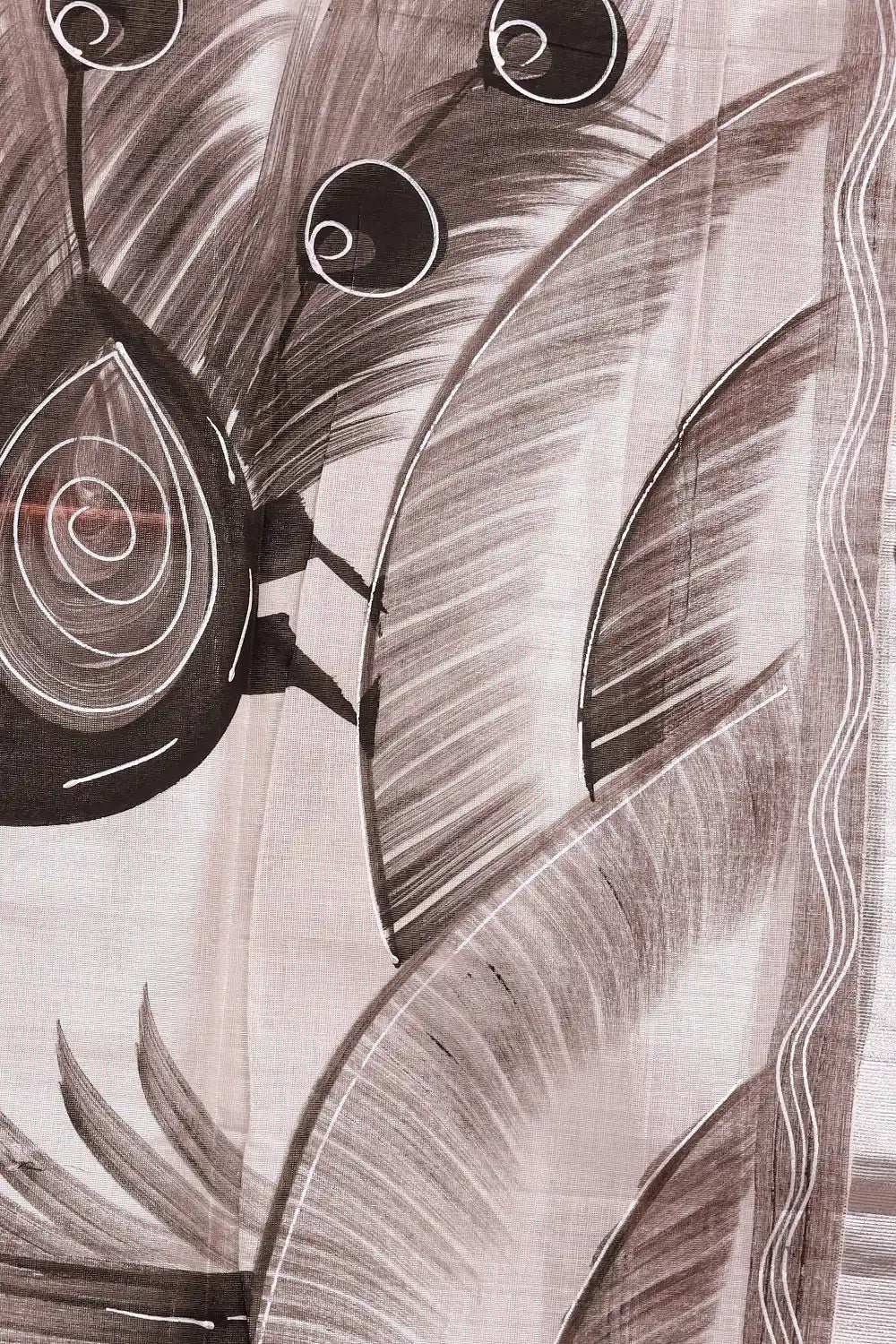 Silver Tissue Kerala Saree