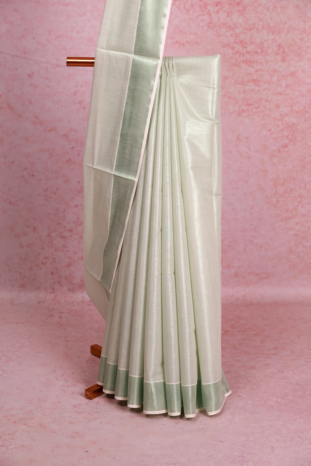 Green Tissue Kerala Saree