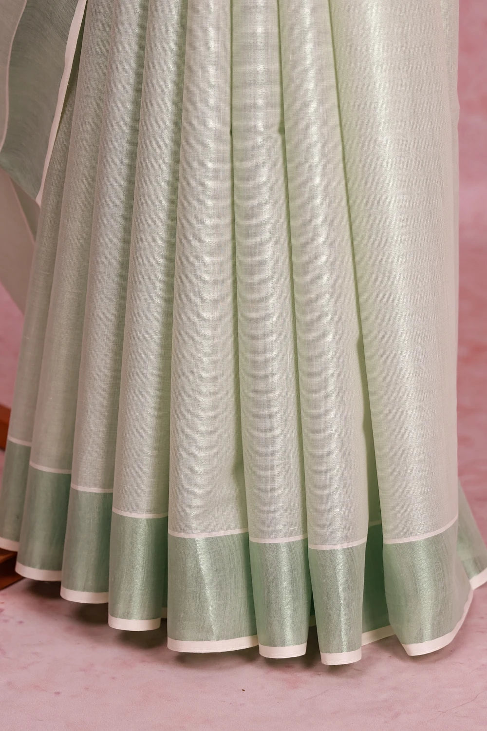 Green Tissue Kerala Saree