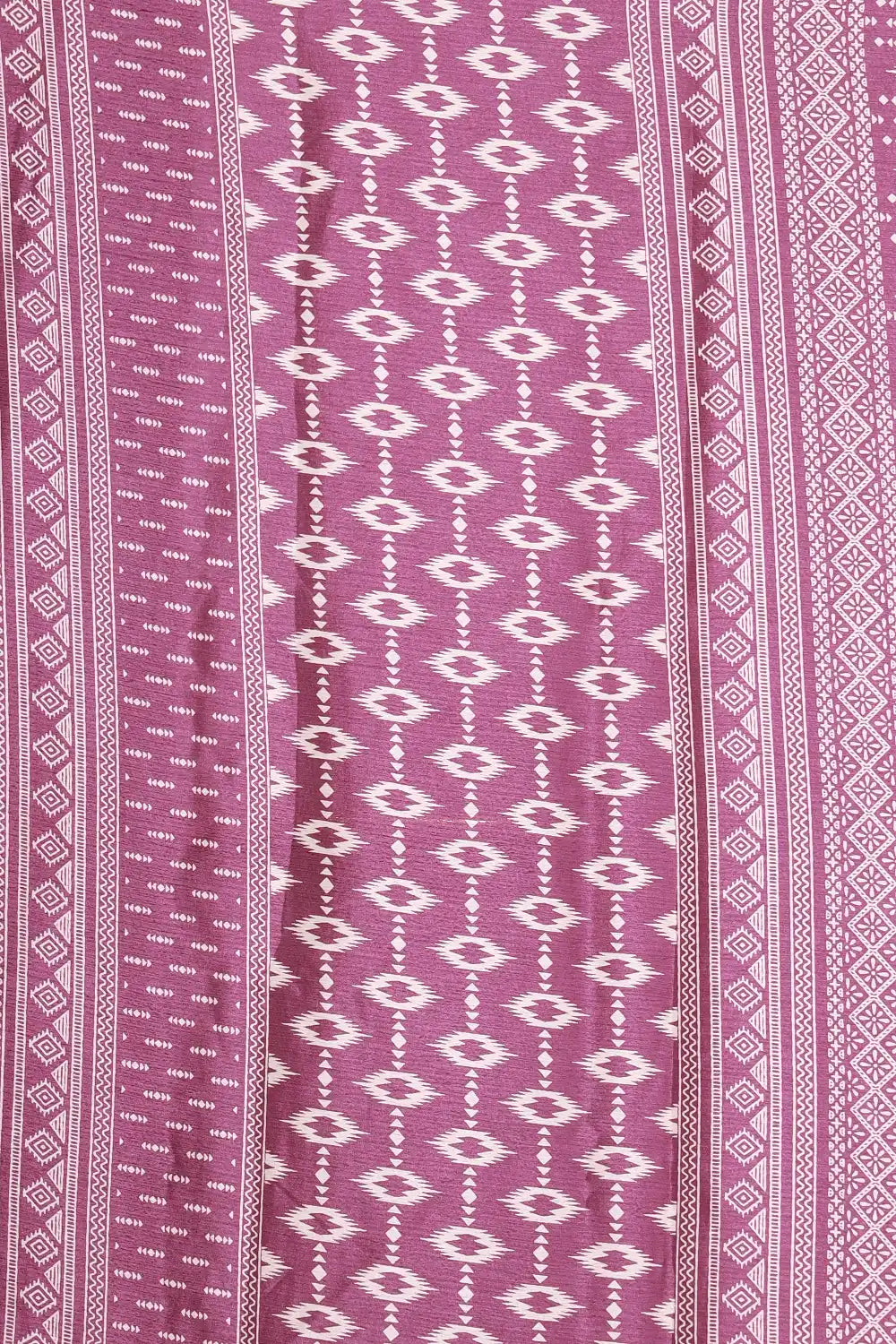 Lavender Crepe Saree