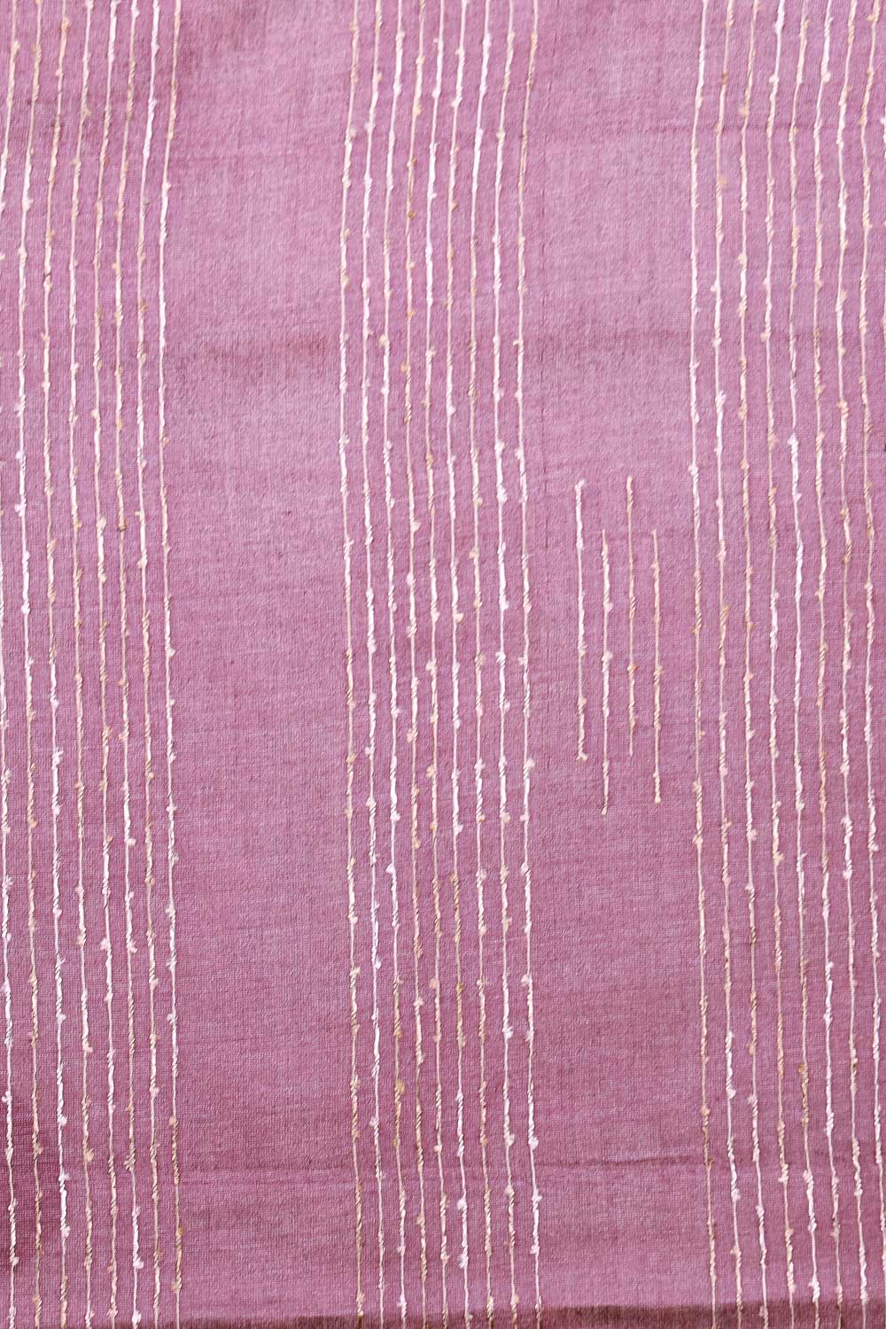 Dark Wine Semi Tussar Saree