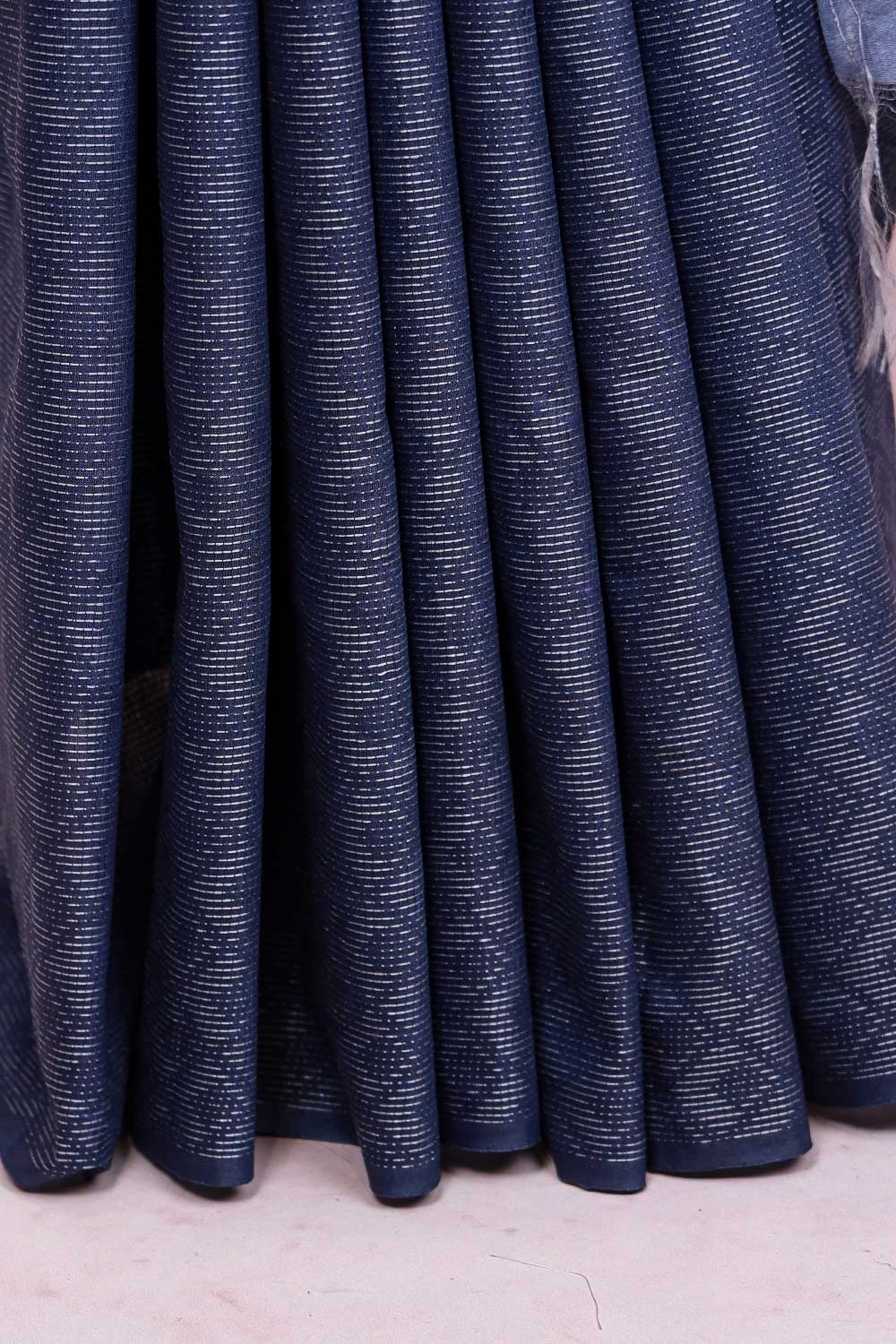 Blue Semi Tussar Saree