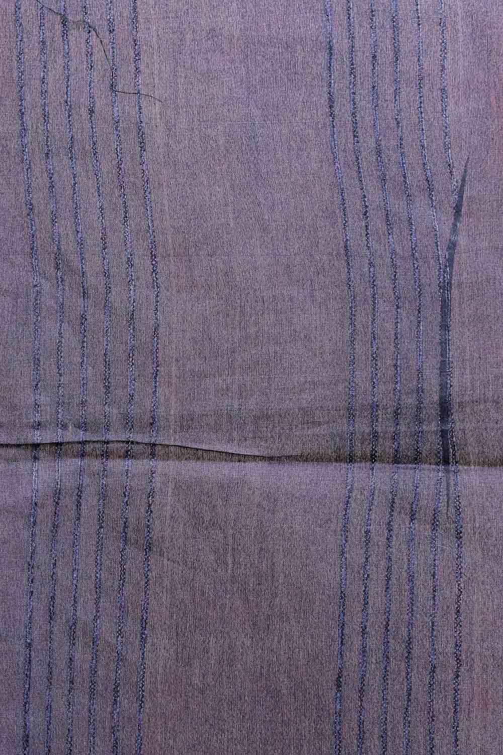 Wine Semi Tussar Saree