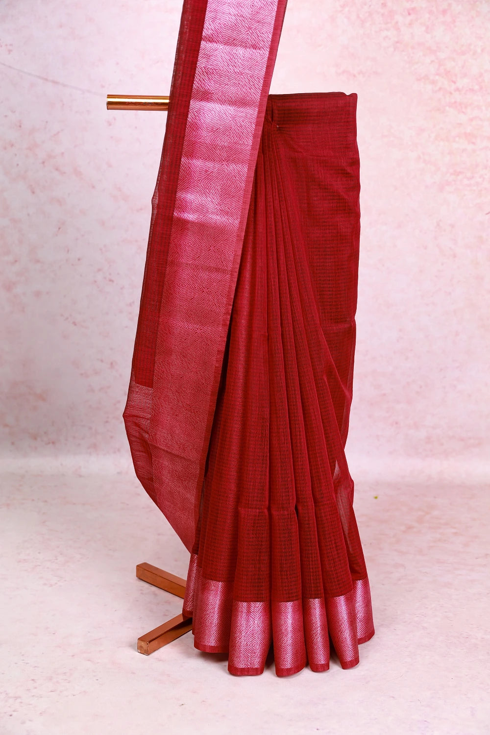 Purple Jute Banarasi Saree