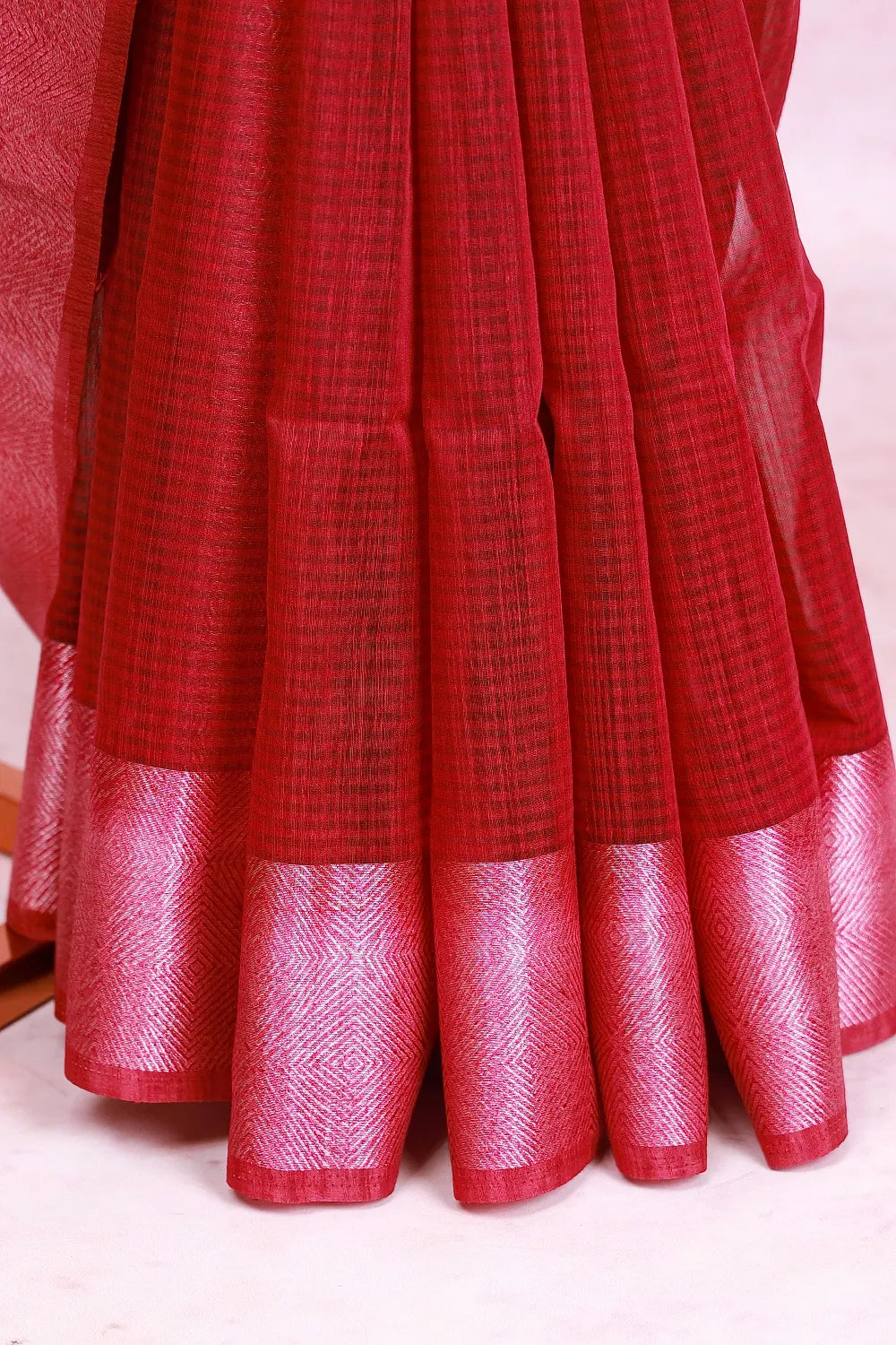 Purple Jute Banarasi Saree