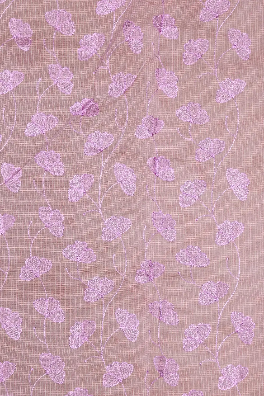 Light Lavender Net Kota Saree