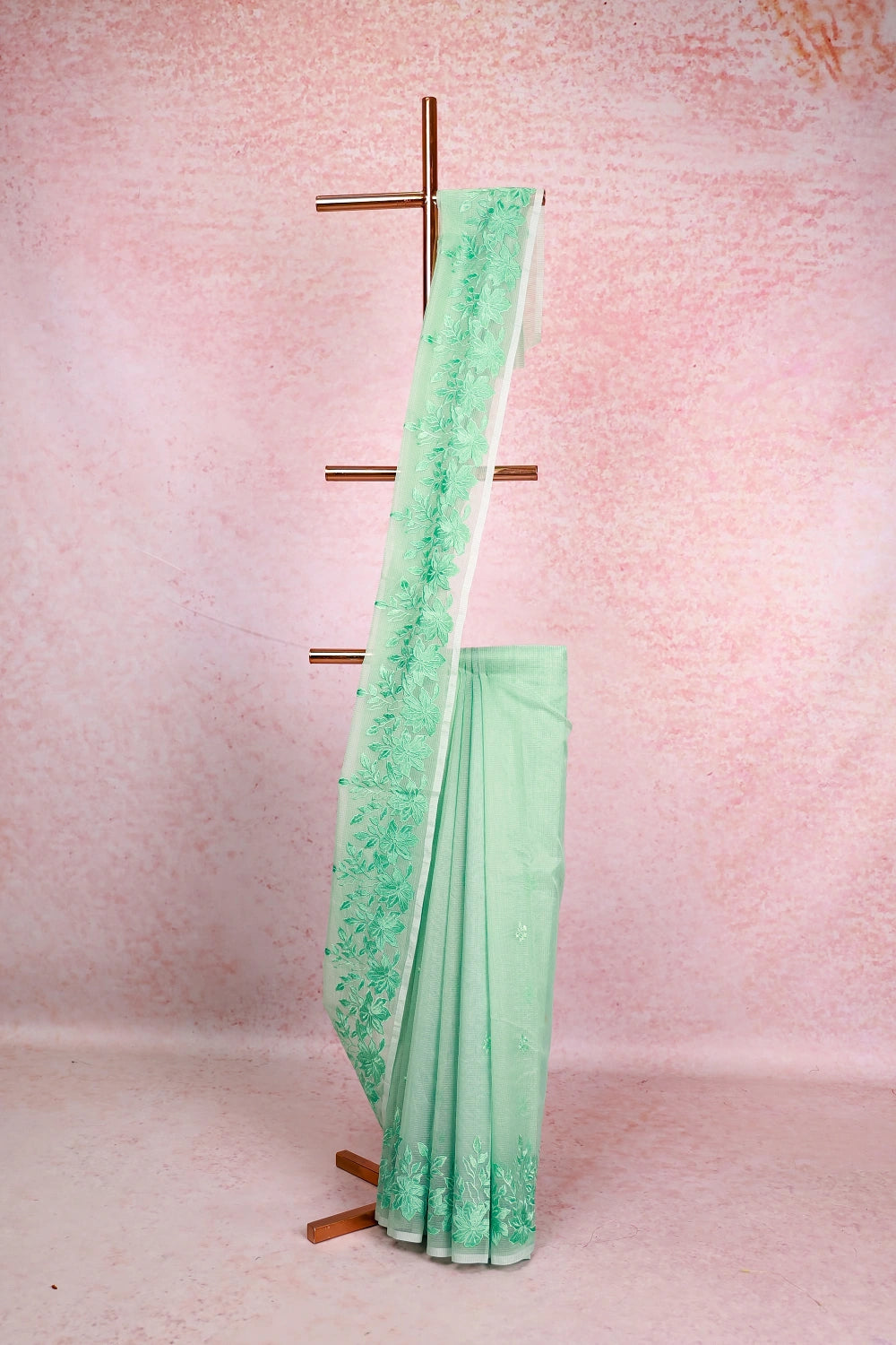 Green Net Kota Saree