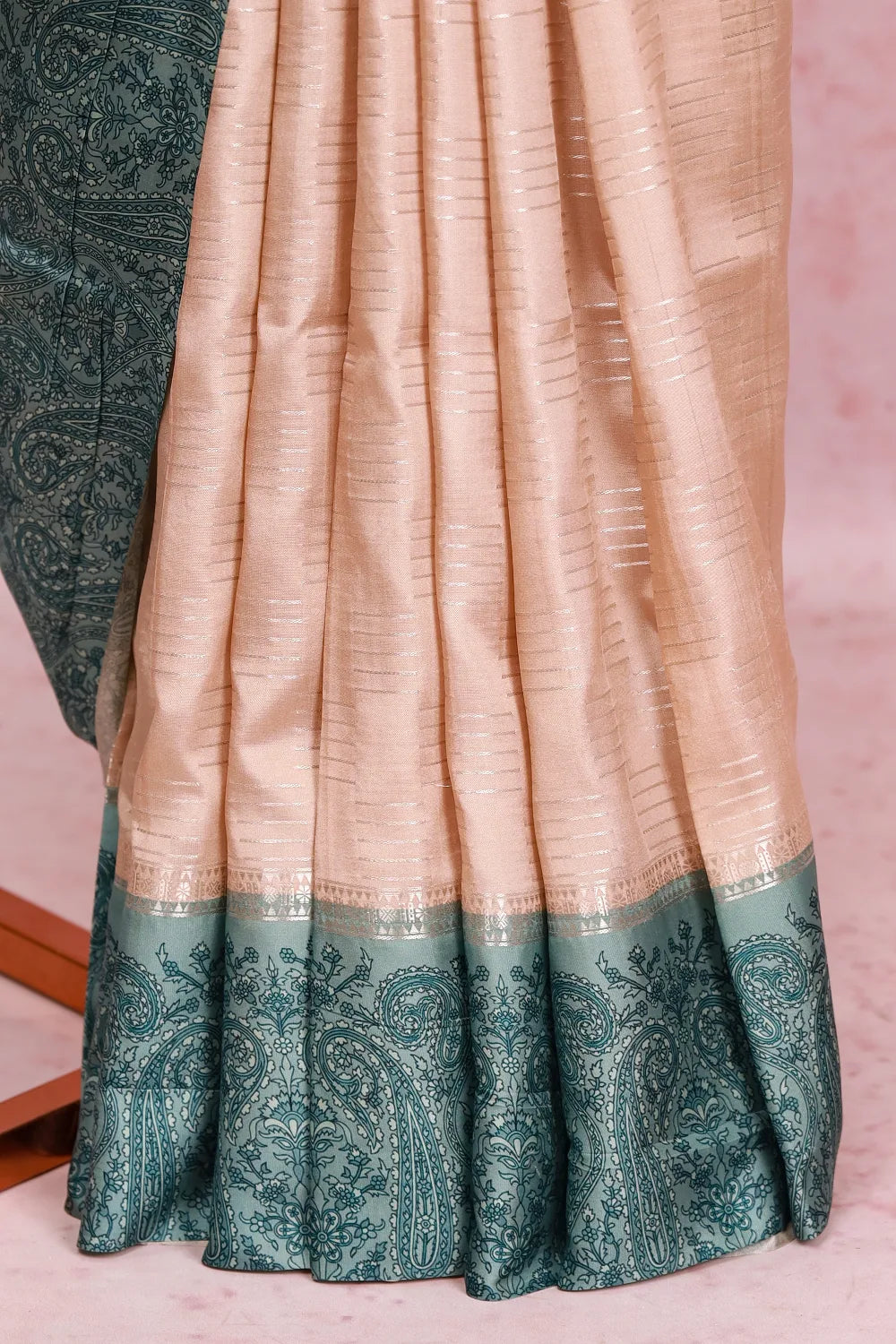 Cream Soft Silk Saree