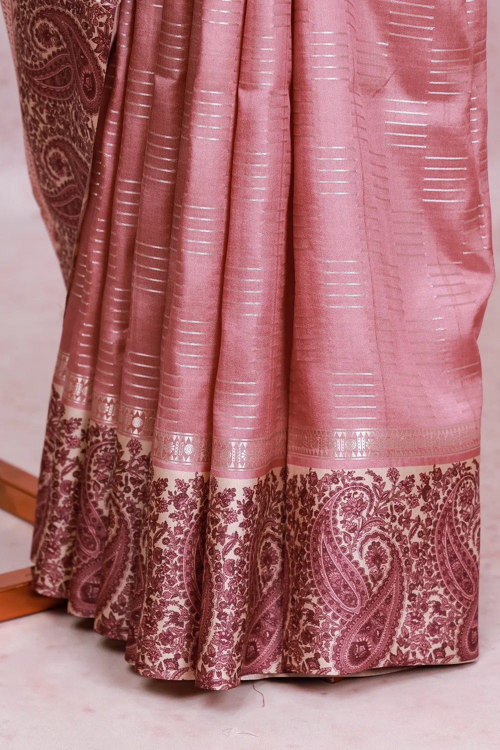 Onion Pink Soft Silk Saree