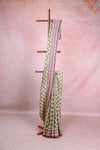 Beige Semi Jute Saree