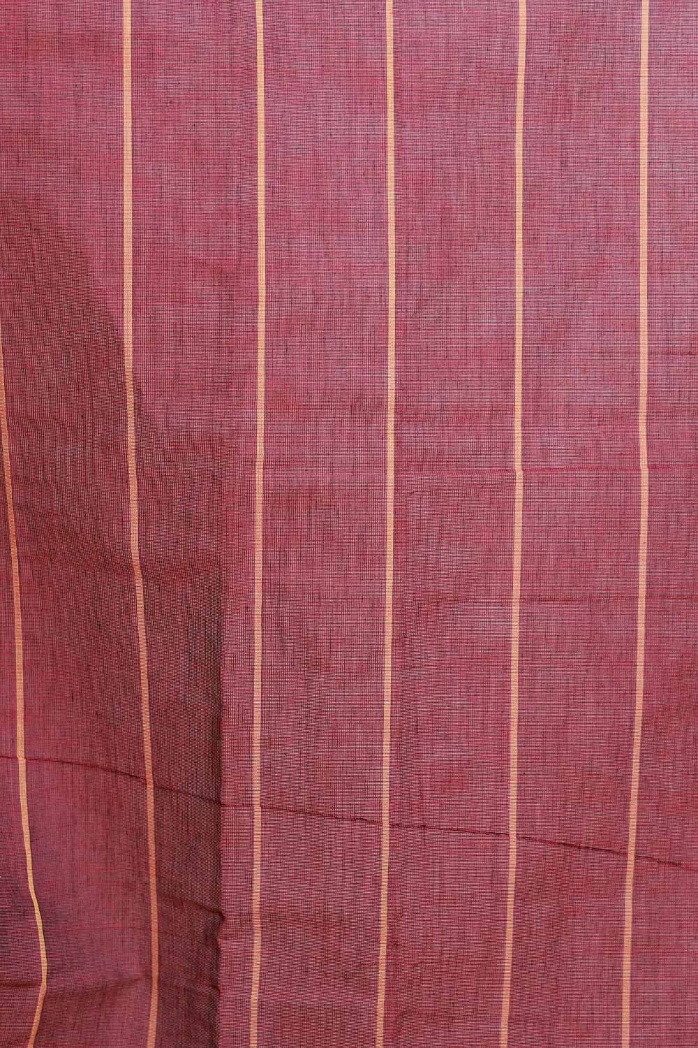 Red Cotton Saree
