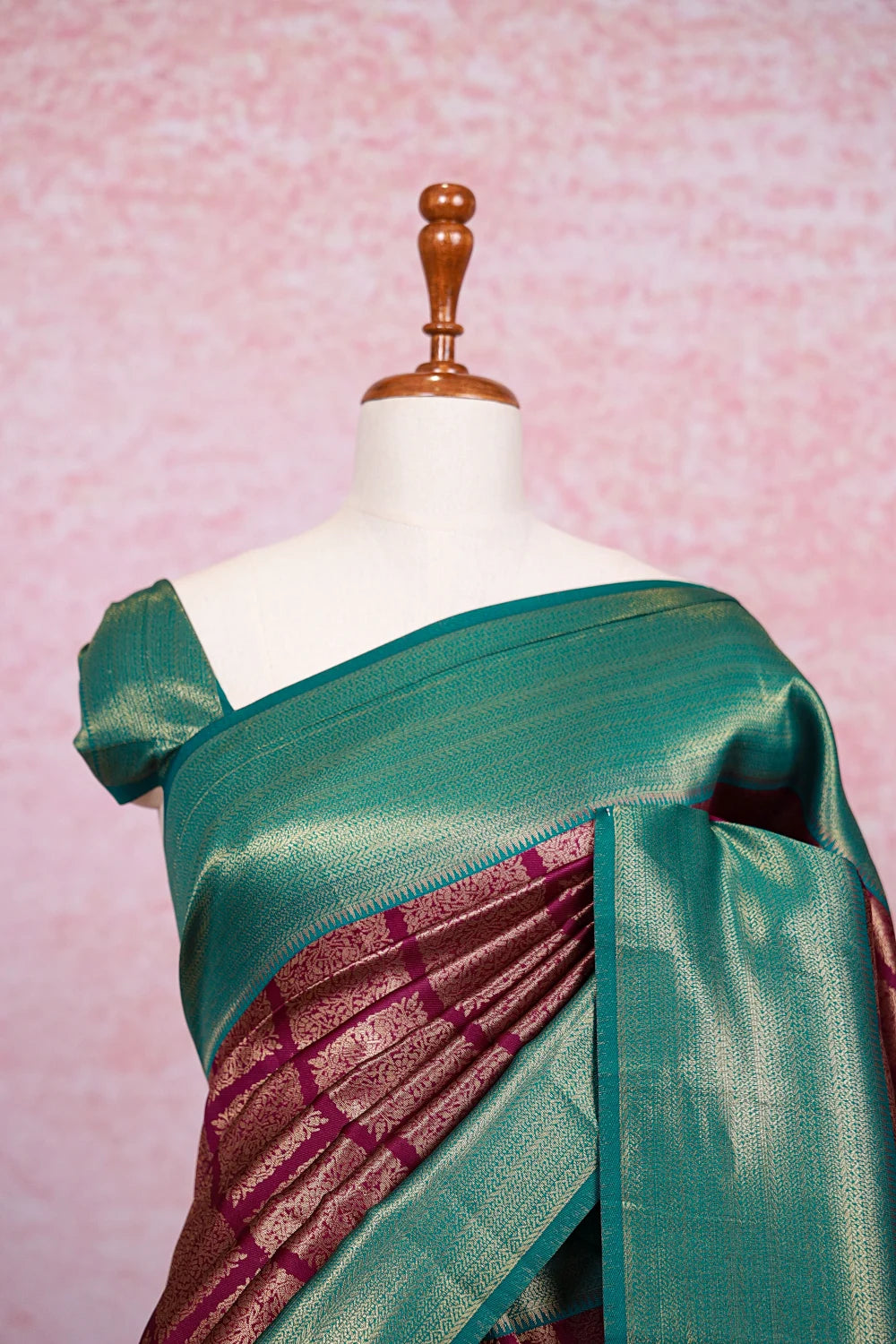 Purple Semi Silk Saree