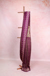 Purple Banarasi Silk Saree