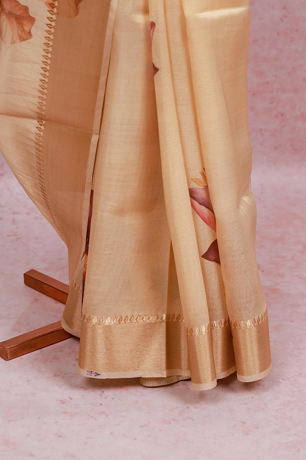 Golden Kerala Tissue Saree