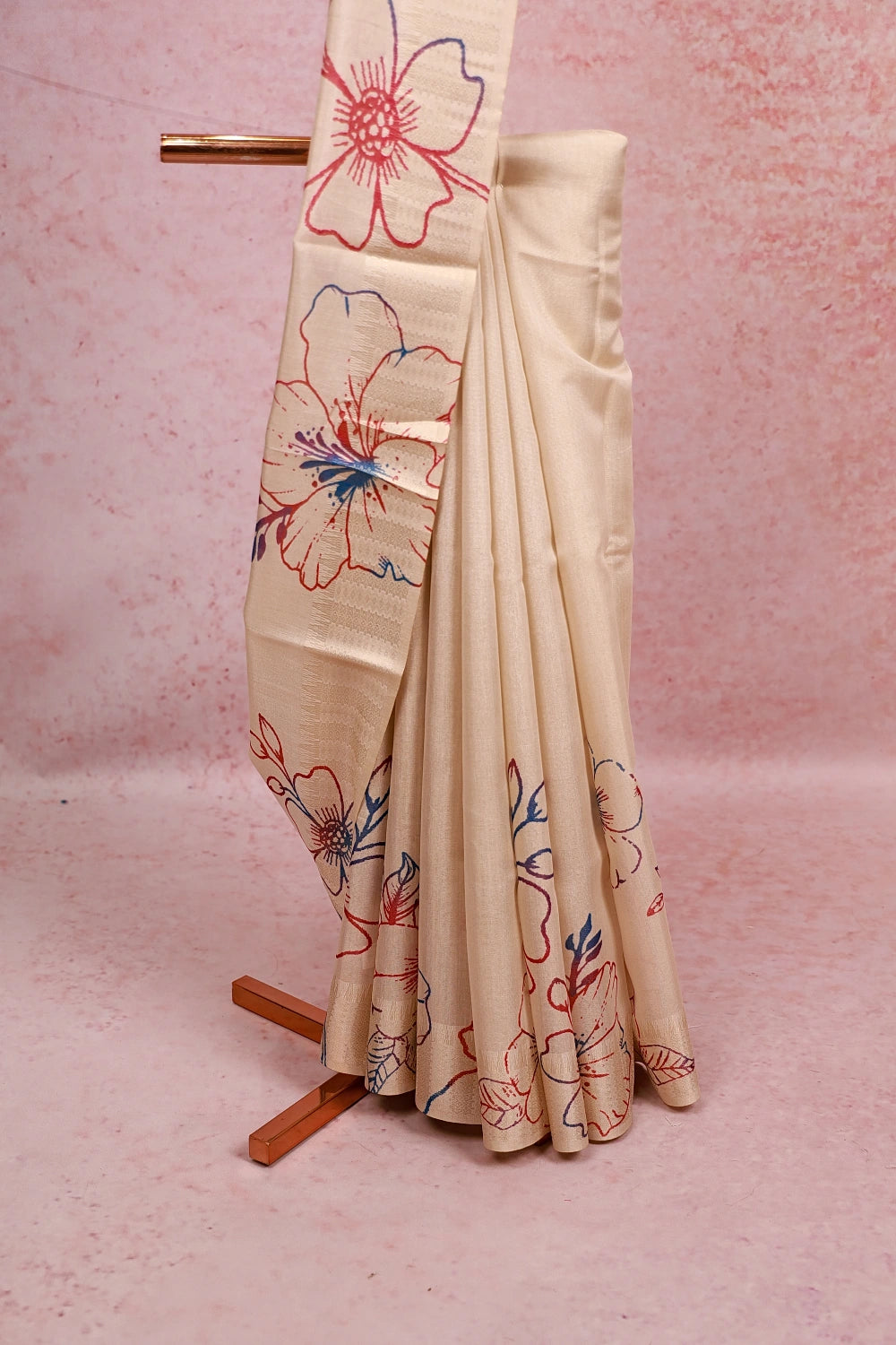 Golden Kerala Tissue Saree
