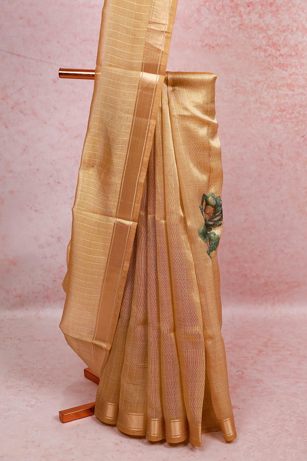 Golden Kerala Tissue Saree