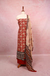 Multicolour Masculine Printed Unstitched Churidhar Material