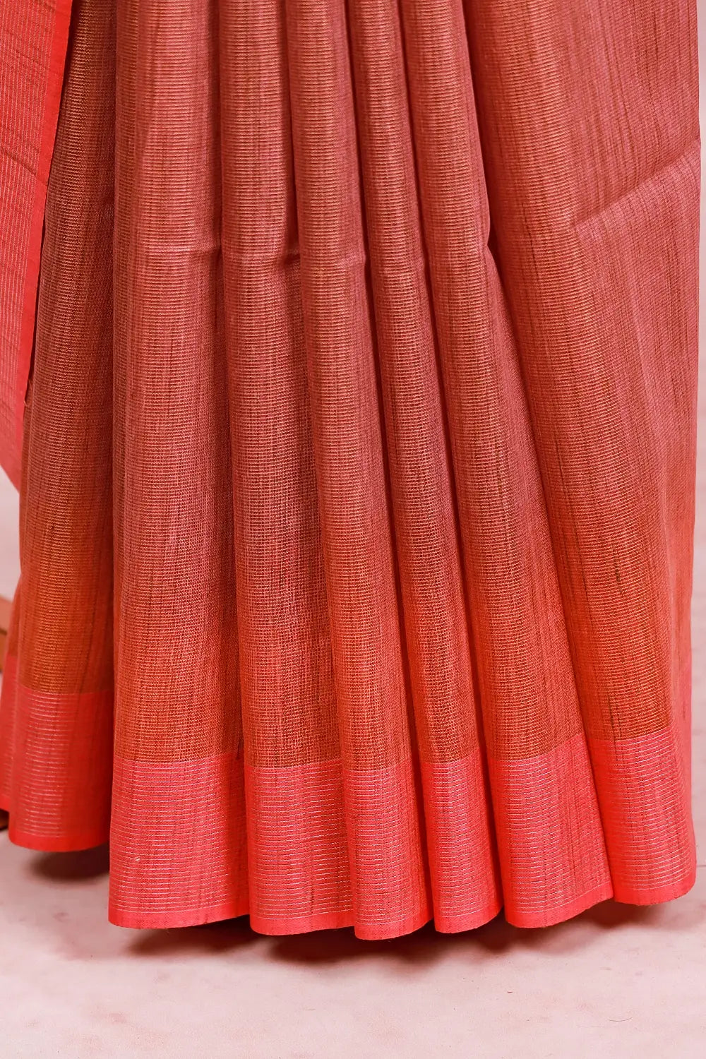 Lavender Gold Semi Tussar Saree