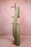 Pastel Green Semi Silk Saree