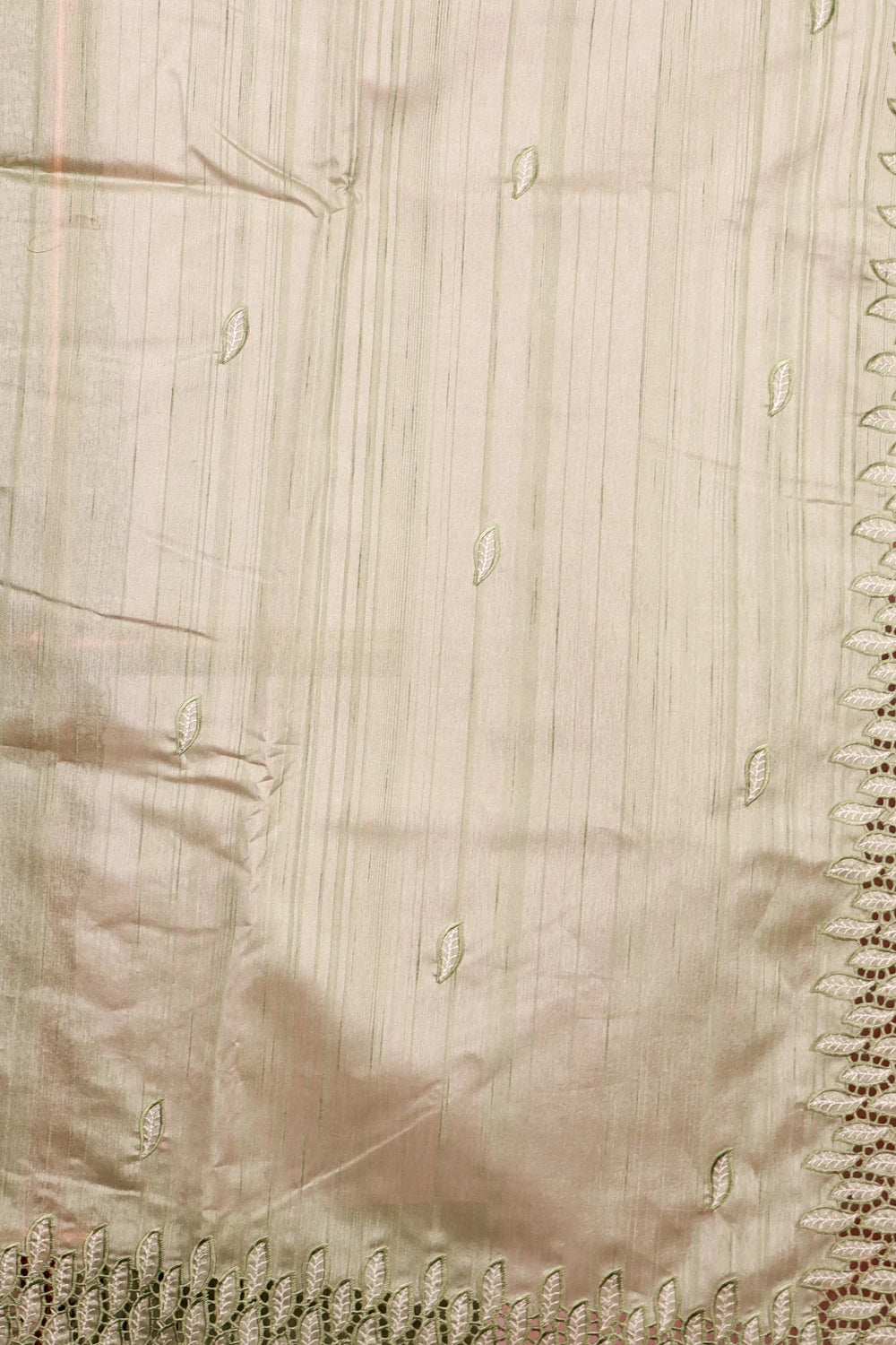 Pastel Green Semi Silk Saree
