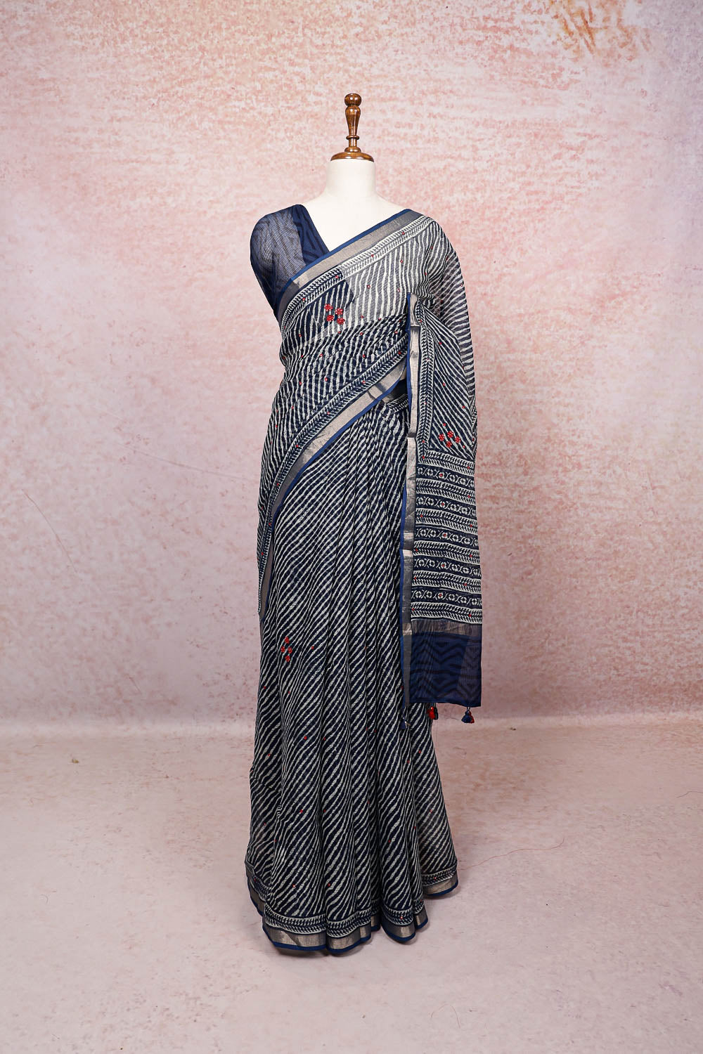Blue Kota Saree