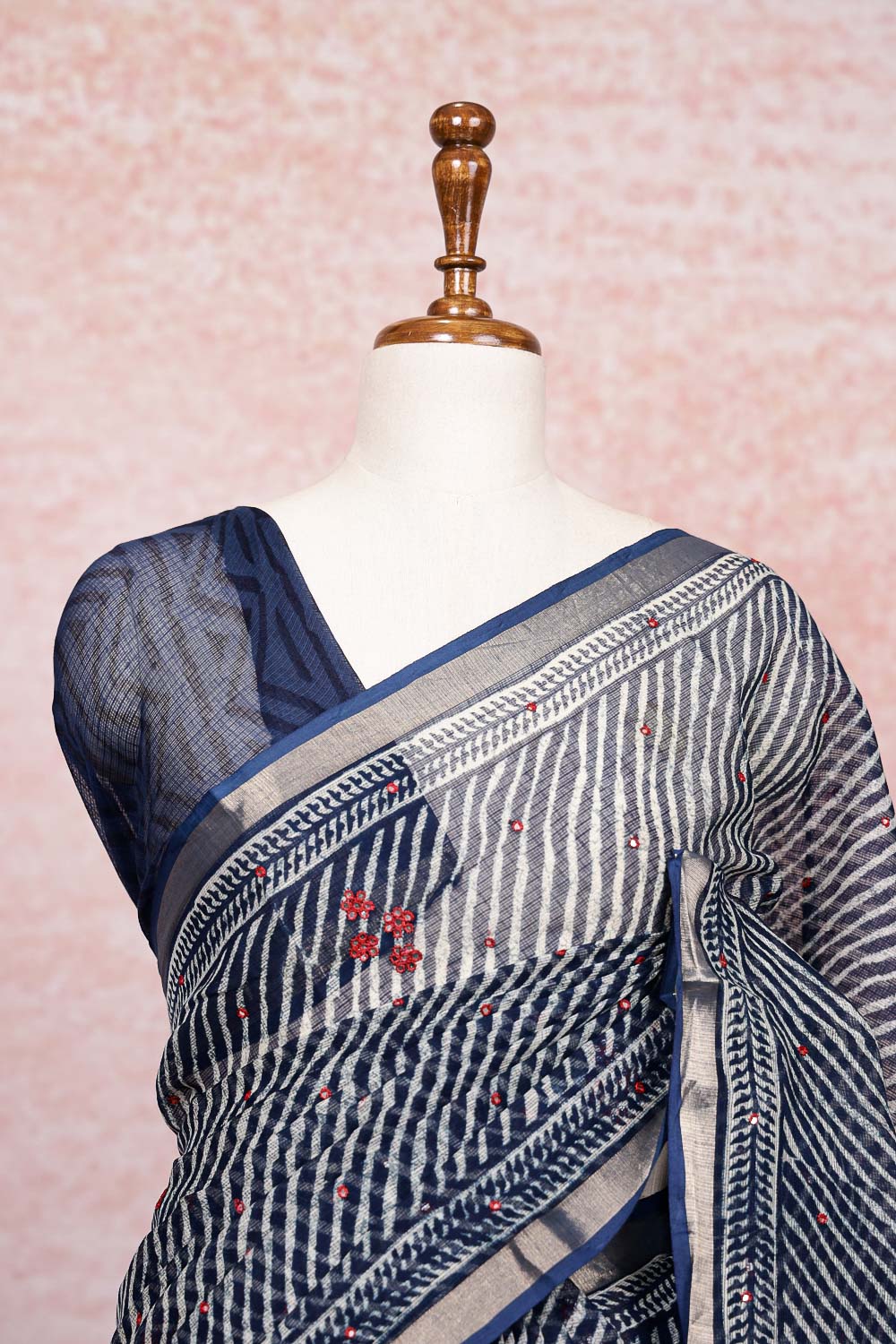 Blue Kota Saree