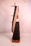 Black Semi Banarasi Saree