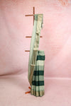 Multi Green Colour Semi Silk Saree