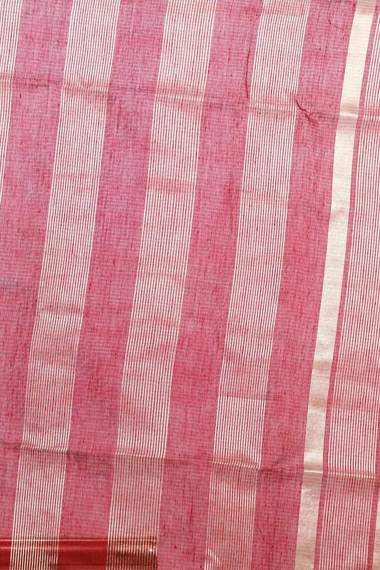 Grape Wine Cotton Silk Saree
