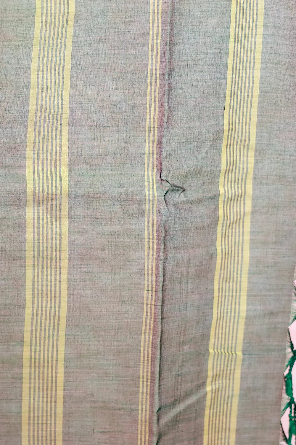 Beet Root Colour Cotton Saree