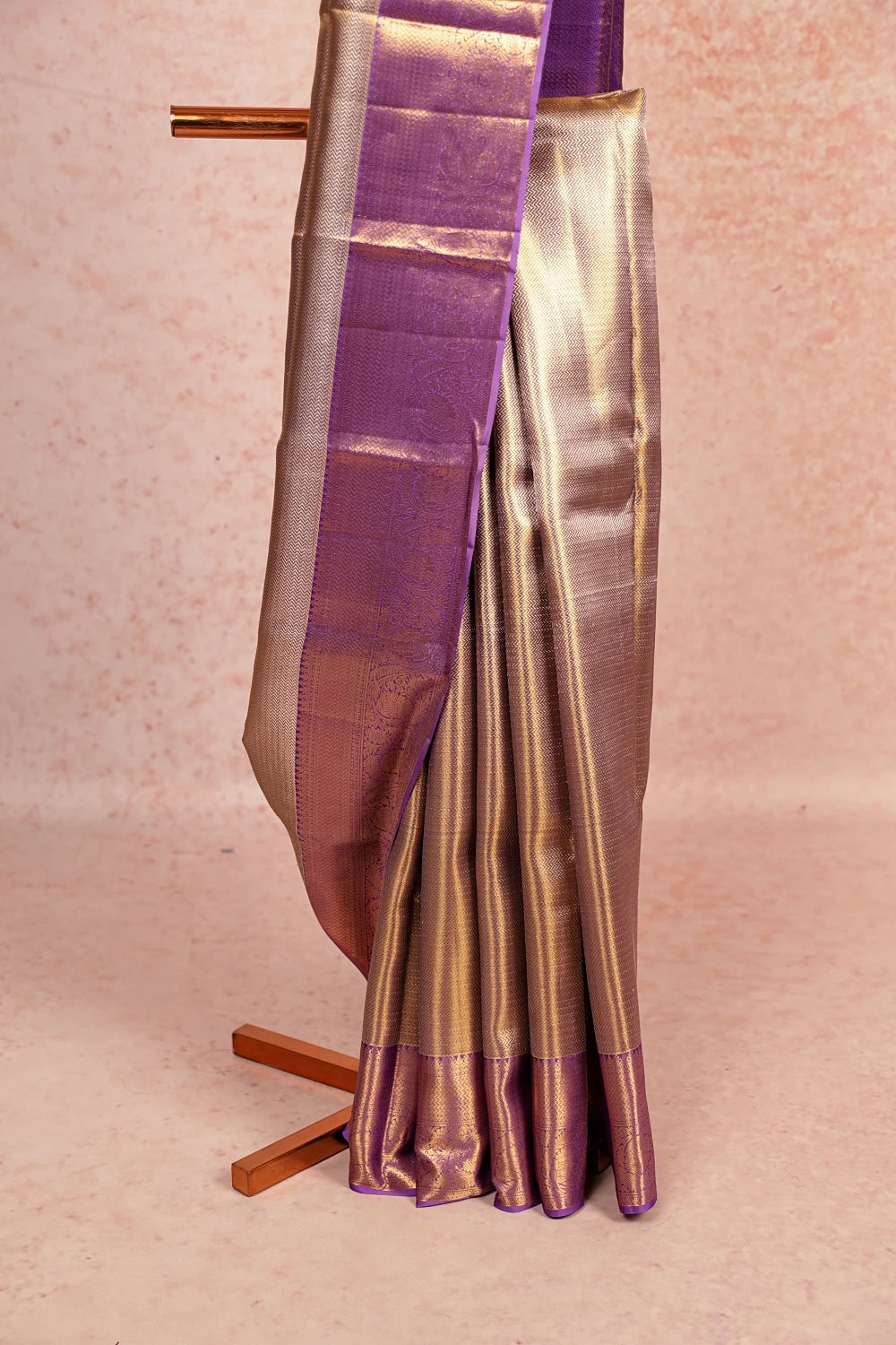 Silver Kancheepuram Silk Saree