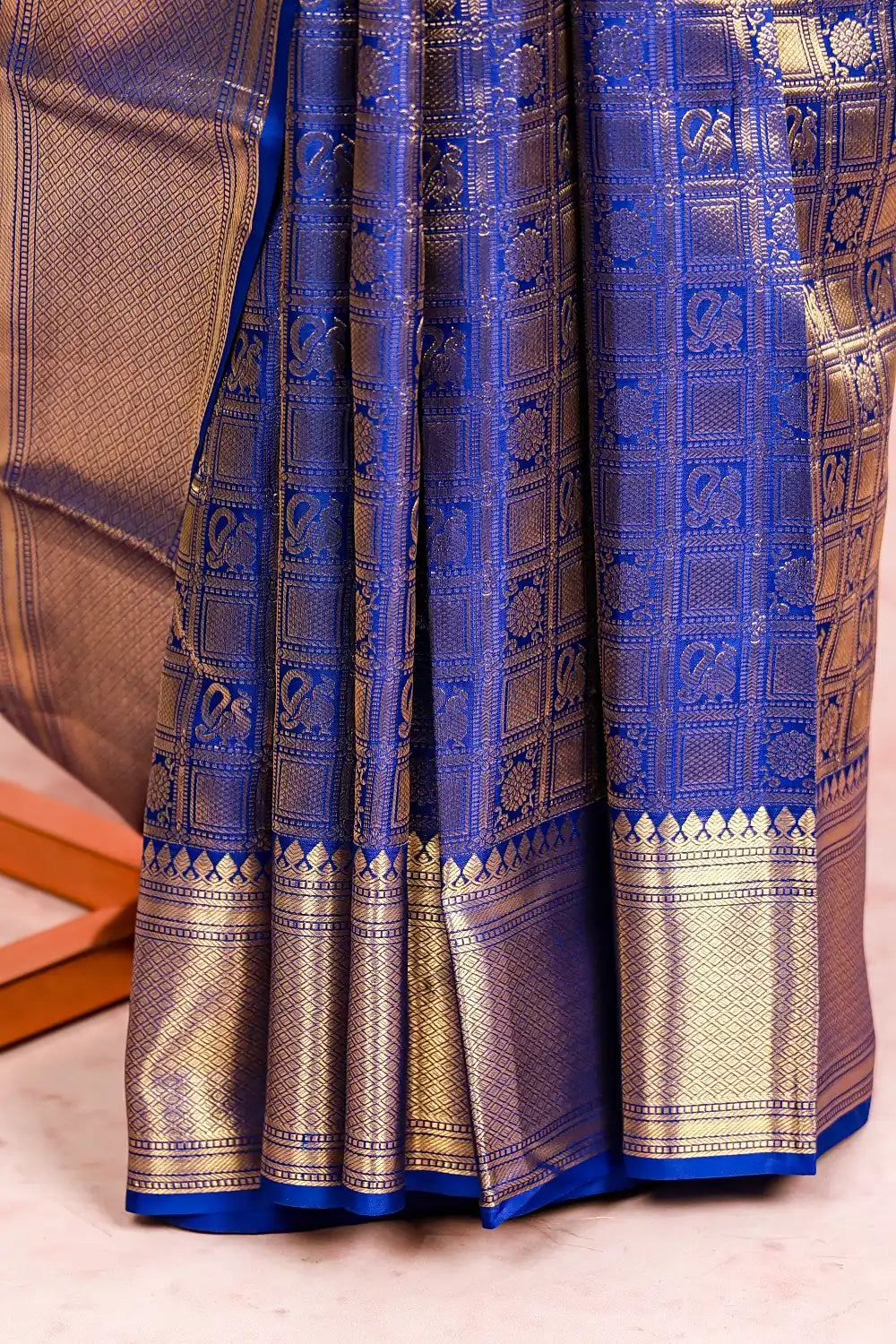 Royal Blue Kancheepuram Silk Saree