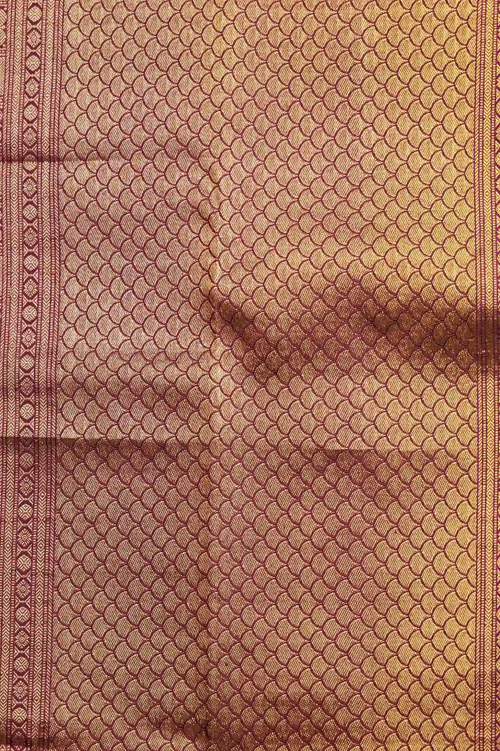 Bright Wine Kancheepuram Silk Saree