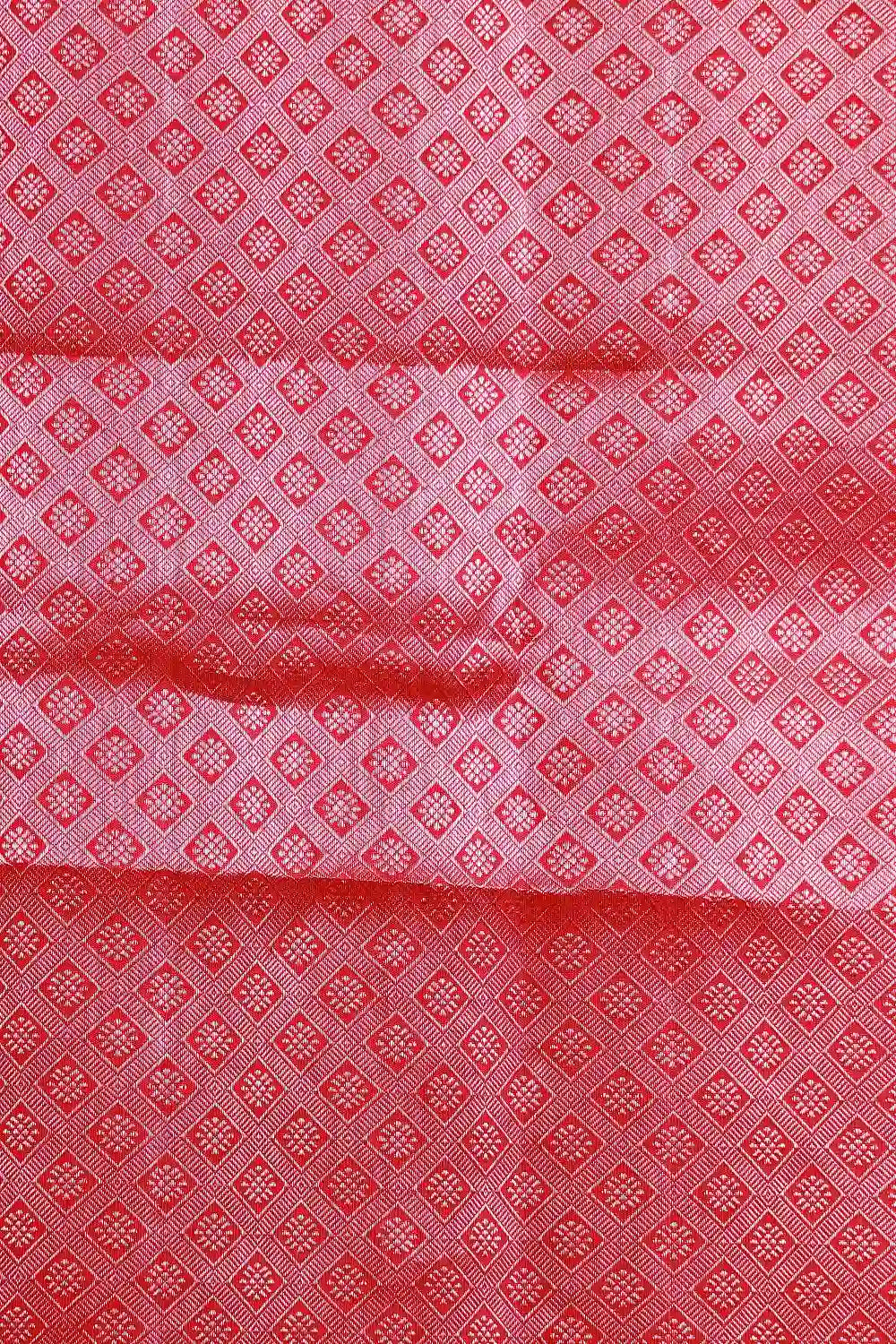 Wax Red Kancheepuram Silk Saree