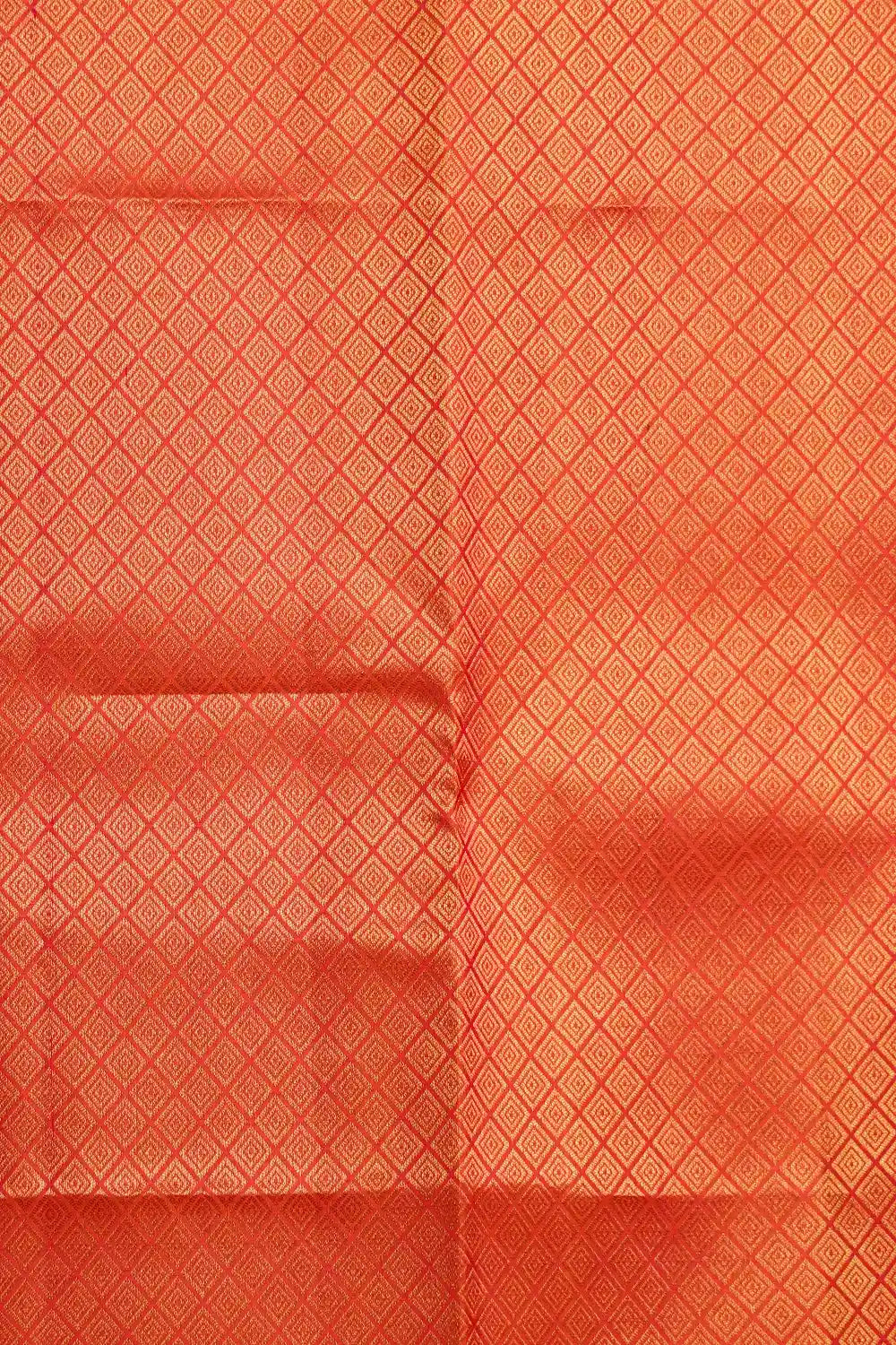 Burnt Orange Kancheepuram Silk Saree